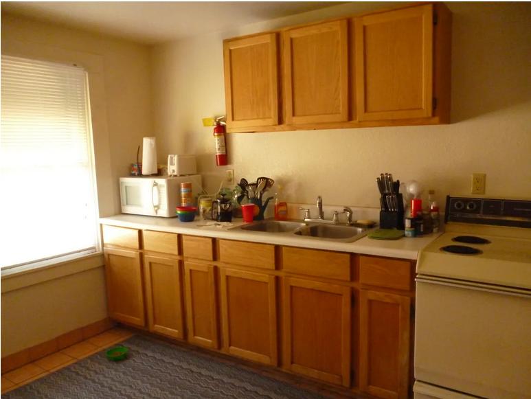 Bright kitchen with ample counter space